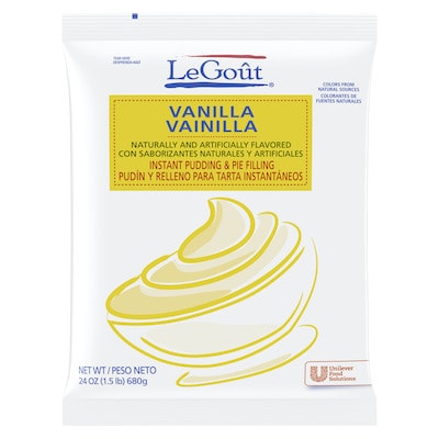 LeGout® Instant Vanilla Cream Pudding & Pie Filling 12 x 24 oz - 