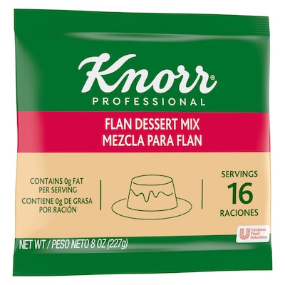 Knorr® Professional Creme Caramel Flan Mix, 8 Ounces, Pack of 6 - 