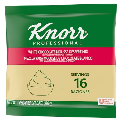 Knorr® Professional Milk White Chocolate Mousse Mix 10 x 7.3 oz - 