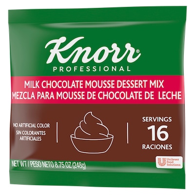 Knorr® Professional Milk Chocolate Mousse Mix 10 x 8.75 oz - 
