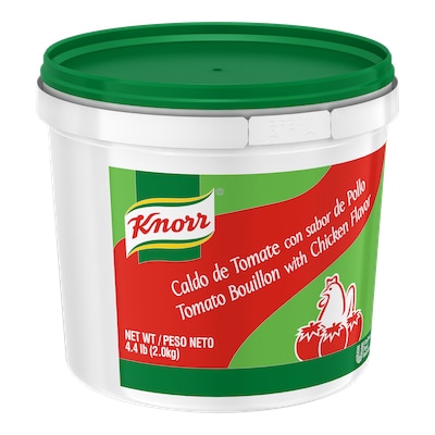 Knorr® Professional Caldo de Tomate/Tomato Chicken Bouillon 4 x 4.4 lb - 