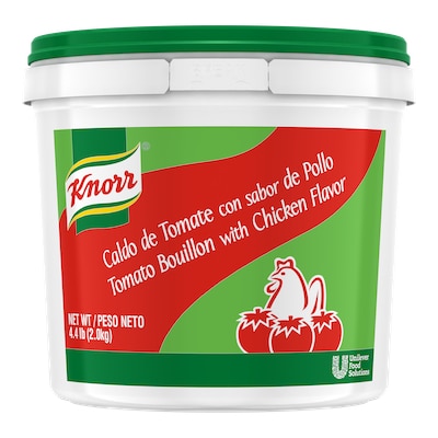 Knorr® Professional Caldo de Tomate/Tomato Chicken Bouillon 4 x 4.4 lb - 