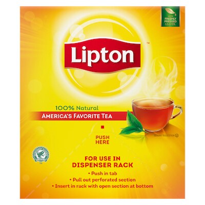 Lipton® Black Tea 10 x 100 bags - Lipton varieties such as the Lipton® Black Tea (10 x 100 bags) suit every mood.