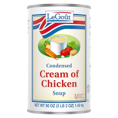 LeGout® Cream of Chicken Canned Soup 12 x 3 lb - 