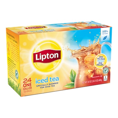 Lipton® Iced Tea Unsweetened Black 4 x 24 bags - 