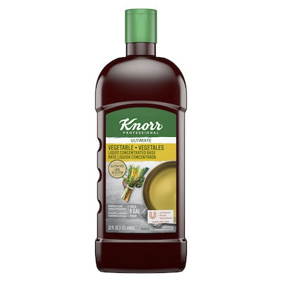 Knorr® Professional Ultimate Vegetable Liquid Concentrated Base 32oz. 4 pack - Knorr® Bases are reinvented by our chefs with your kitchen and your customers in mind.