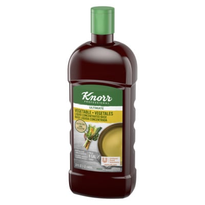 Knorr® Professional Ultimate Vegetable Liquid Concentrated Base 32oz. 4 pack - Knorr® Bases are reinvented by our chefs with your kitchen and your customers in mind.