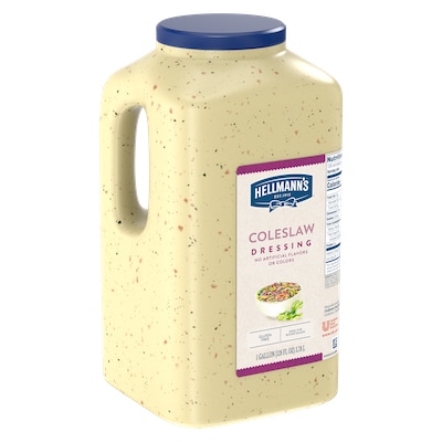 Hellmann's® Coleslaw Salad Dressing 4 x 1 gal - To your best salads with Hellmann's® Coleslaw Salad Dressing (4 x 1 gal) that looks, performs and tastes like you made it yourself.