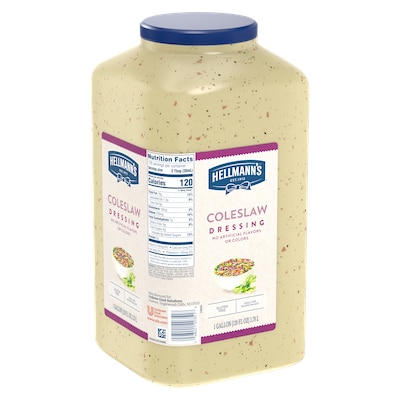 Hellmann's® Coleslaw Salad Dressing 4 x 1 gal - To your best salads with Hellmann's® Coleslaw Salad Dressing (4 x 1 gal) that looks, performs and tastes like you made it yourself.