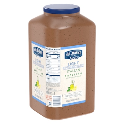 Hellmann's® Light Italian Salad Dressing 4 x 1 gal - To your best salads with Hellmann's® Light Italian Salad Dressing (4 x 1 gal) that looks, performs and tastes like you made it yourself.