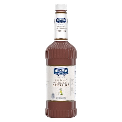 Hellmann's® Classics Balsamic Vinaigrette 6 x 32 oz - To your best salads with Hellmann's® Classics Balsamic Vinaigrette Dressing (6 x 32 oz) that looks, performs and tastes like you made it yourself.