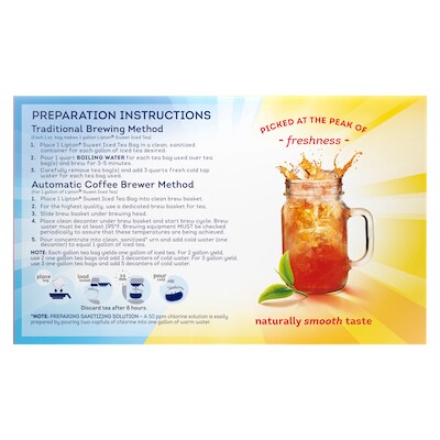 Lipton® Iced Tea Sweet 2 x 24 bags - 