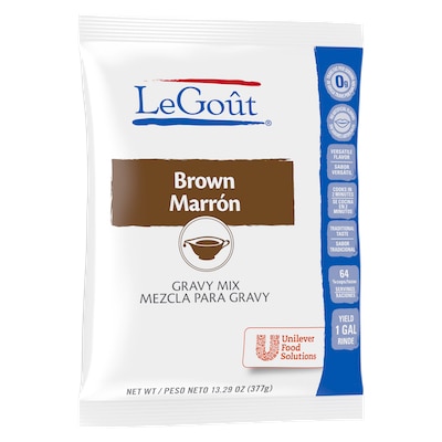 LeGout® Instant Brown Gravy Mix 8 x 13.29 oz - 