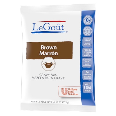 LeGout® Instant Brown Gravy Mix 8 x 13.29 oz - 