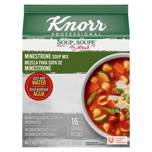 Knorr® Professional Soup du Jour Mix Minestrone 4 x 14.9 oz - 