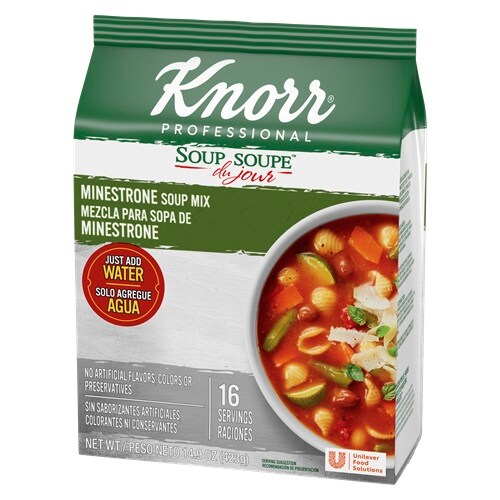 Knorr® Professional Soup du Jour Mix Minestrone 4 x 14.9 oz - 