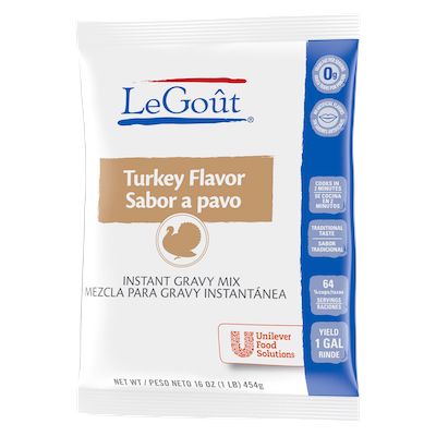 LeGout® Instant Gravy Mix Turkey 8 x 1 lb - 