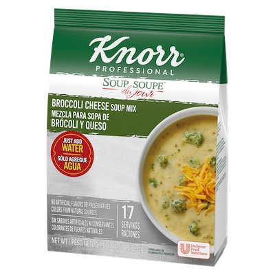 Knorr® Professional Soup du Jour Mix Broccoli Cheese 6 x 20.98 oz - 