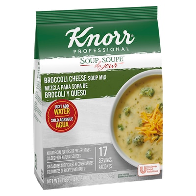 Knorr® Professional Soup du Jour Mix Broccoli Cheese 6 x 20.98 oz - 