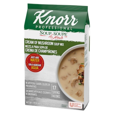 Knorr® Professional Soup du Jour Mix Cream of Mushroom 4 x 19.6 oz - 