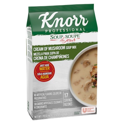 Knorr® Professional Soup du Jour Mix Cream of Mushroom 4 x 19.6 oz - 