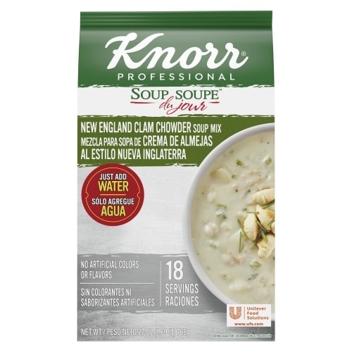 Knorr® Professional Soup du Jour Mix New England Clam Chowder 4x 27 oz - 
