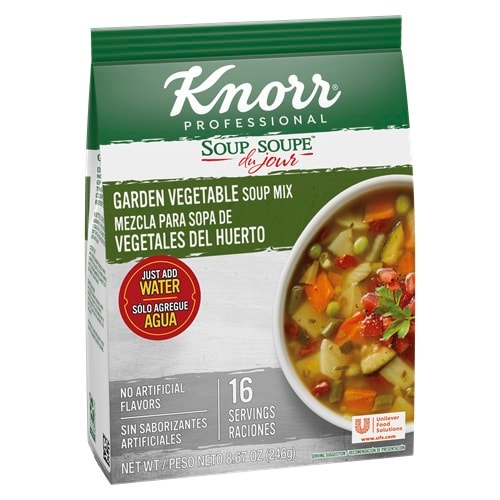 Knorr® Professional Soup du Jour Mix Garden Vegetable 4 x 8.7 oz - 