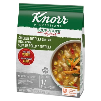 Knorr® Professional Soup du Jour Mix Chicken Tortilla 4 x 14.4 oz - 