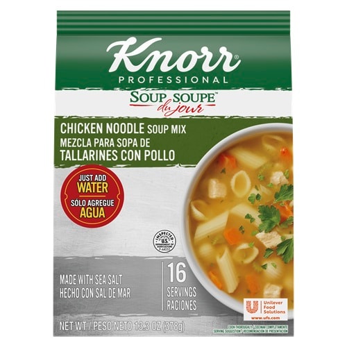 Knorr® Professional Soup du Jour Mix Chicken Noodle 4 x 13.3 oz - 