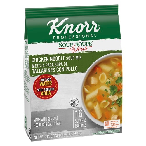 Knorr® Professional Soup du Jour Mix Chicken Noodle 4 x 13.3 oz - 