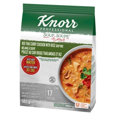Knorr® Professional Soup du Jour Mix Thai Chicken Curry 4 x 20.6 oz - 
