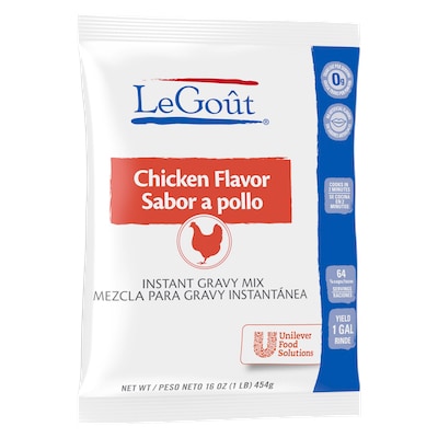 LeGout® Instant Gravy Mix Chicken 8 x 1 lb - 