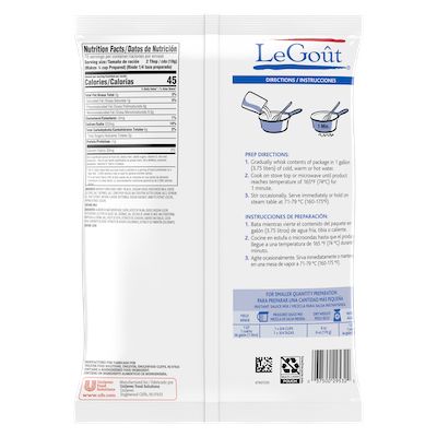 LeGout® Cheddar Cheese Canned Sauce 8 x 25.4 oz - 