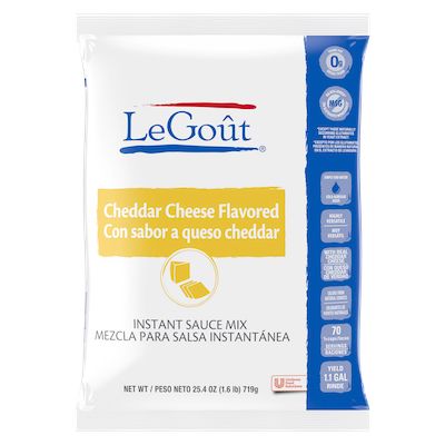 LeGout® Cheddar Cheese Canned Sauce 8 x 25.4 oz - 