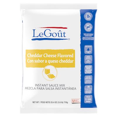 LeGout® Cheddar Cheese Sauce 8 x 25.4 oz - 