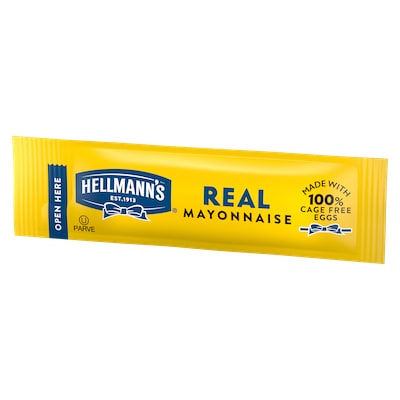 Hellmann's® Real Mayonnaise .38oz. 210 pack - Hellmann’s® Stick Packs are easy to open and easy to apply.