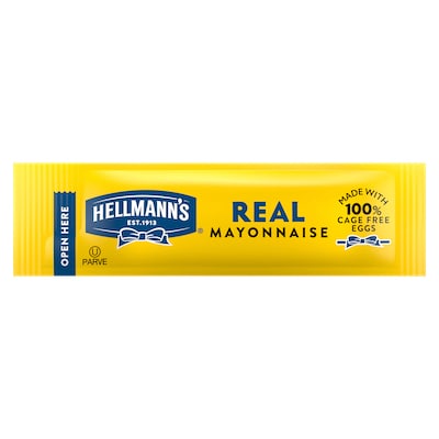 Hellmann's® Real Mayonnaise .38oz. 210 pack - Hellmann’s® Stick Packs are easy to open and easy to apply.