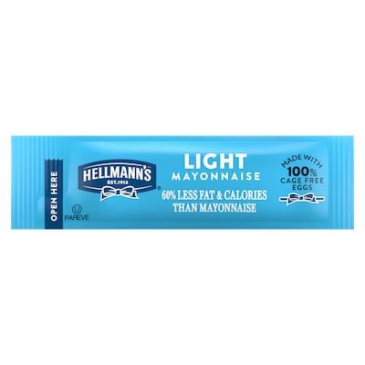 Hellmann's® Light Mayonnaise Stick Pack 210 x 0.38 oz - Hellmann's® Light Mayonnaise Stick Pack (210 x 0.38 oz) brings out the flavor of quality meat and produce.