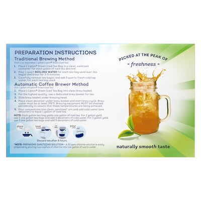 Lipton® Iced Tea Green 2 x 24 bags - 