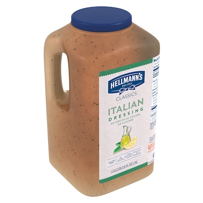 Hellmann's® Classics Italian Dressing 4 x 1 gal - To your best salads with Hellmann's® Classics Italian Dressing (4 x 1 gal) that looks, performs and tastes like you made it yourself.