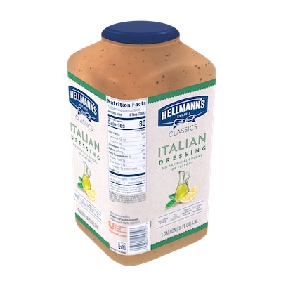 Hellmann's® Classics Italian Dressing 4 x 1 gal - To your best salads with Hellmann's® Classics Italian Dressing (4 x 1 gal) that looks, performs and tastes like you made it yourself.