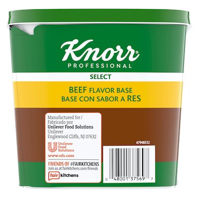 Knorr® Professional Select Beef Base Mix 1.99lb 6 pack - 