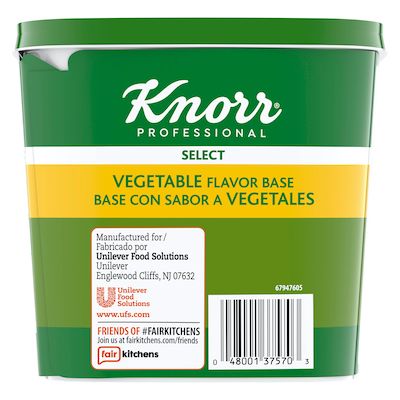 Knorr® Professional Select Vegetable Base Mix 6 x 1.82 lb - 
