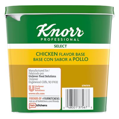 Knorr® Professional Select Chicken Base Mix 6 x 1.99 lb - 
