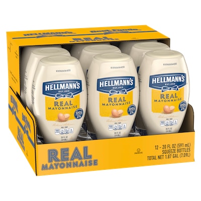 Hellmann's® Real Mayonnaise 20oz. 12 pack - 