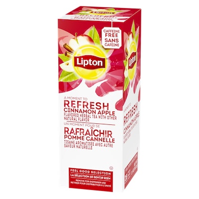 Lipton® Hot Tea Cinnamon Apple 6 x 28 bags - Lipton varieties suit every mood.