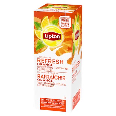 Lipton® Hot Tea Orange 6 x 28 bags - Lipton varieties such as the Lipton® Hot Tea Orange (6 x 28 bags) suit every mood.