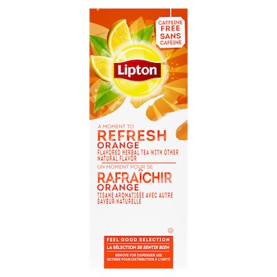 Lipton® Hot Tea Orange 6 x 28 bags - Lipton varieties such as the Lipton® Hot Tea Orange (6 x 28 bags) suit every mood.