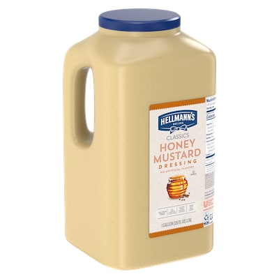Hellmann's® Classics Honey Mustard Dressing 4 x 1 gal - To your best salads with Hellmann's® Classics Honey Mustard Dressing (4 x 1 gal) that looks, performs and tastes like you made it yourself.