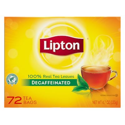Lipton® Decaffeinated Black Tea 6 x 72 bags - Lipton varieties suit every mood